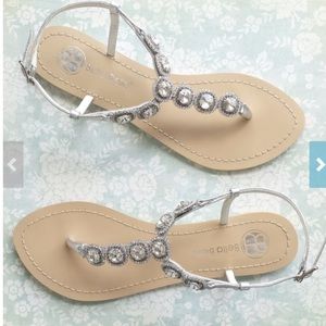 Jeweled Sandals, Size 7