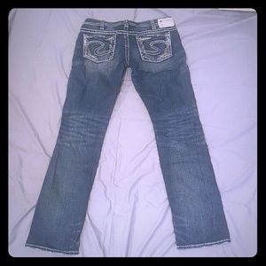 Silver jeans