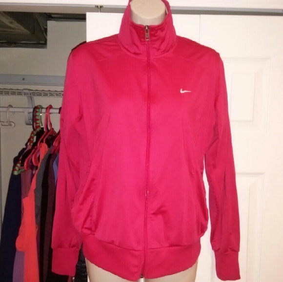 Nike Zip-Up Jacket Pink Large
