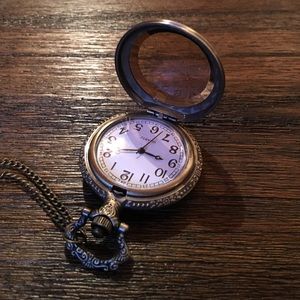 Jewelry - 🍾Real bronze🍾pocket watch necklace Jewelry - 🍾Real bronze🍾pocket watch necklace