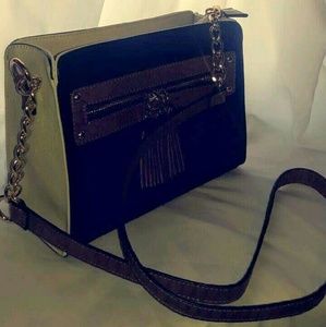 Classy Cream Brown Black bag