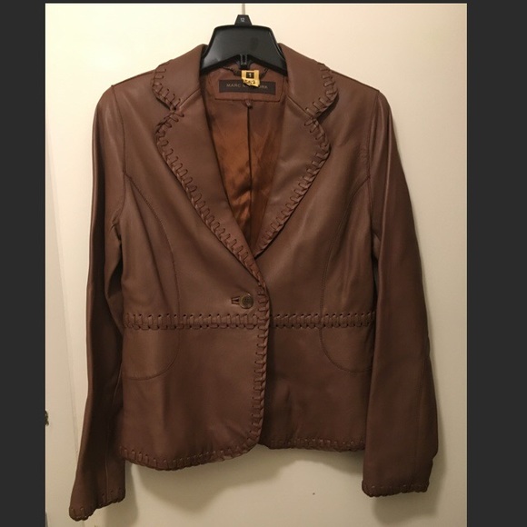 Andrew Marc 100% Leather Blazer