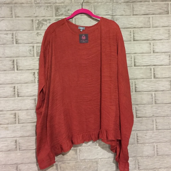 Orange blouse