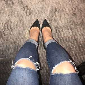 Black suede Boutique 9 Pumps