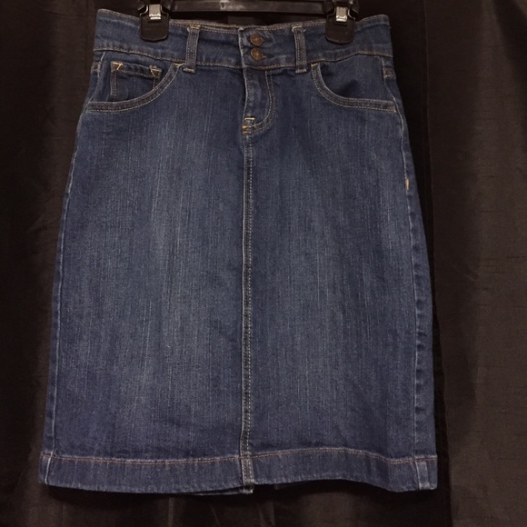 jean skirt