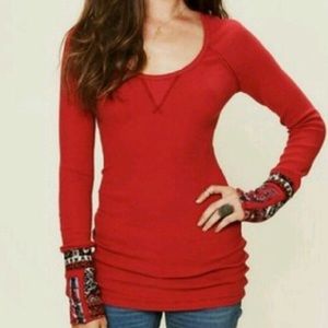 FREE PEOPLE hyperactive hippie cuff thermal XS