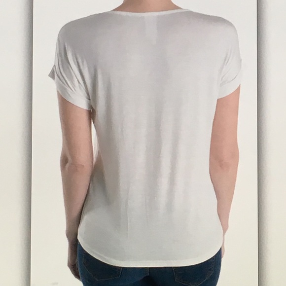 🐤White arrows🐤cuffed lightweight tee - Picture 4 of 4