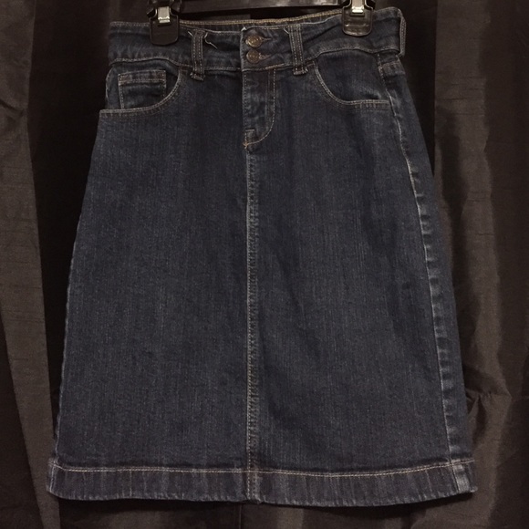 jean skirt