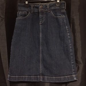 jean skirt