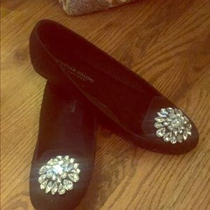 Christian Siriano Jeweled Flats