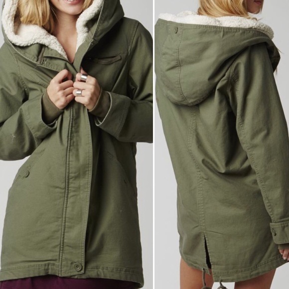 Fox Jackets & Blazers - Fox Stormy Coat in Fatigue Green
