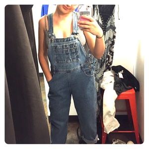 Vintage denim overalls