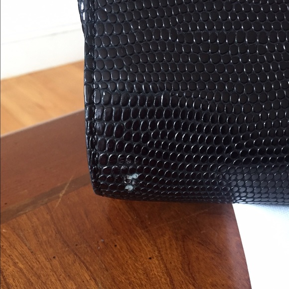 NWT ALEXANDER WANG Black Lizard Embossed Pelican - Picture 5 of 8