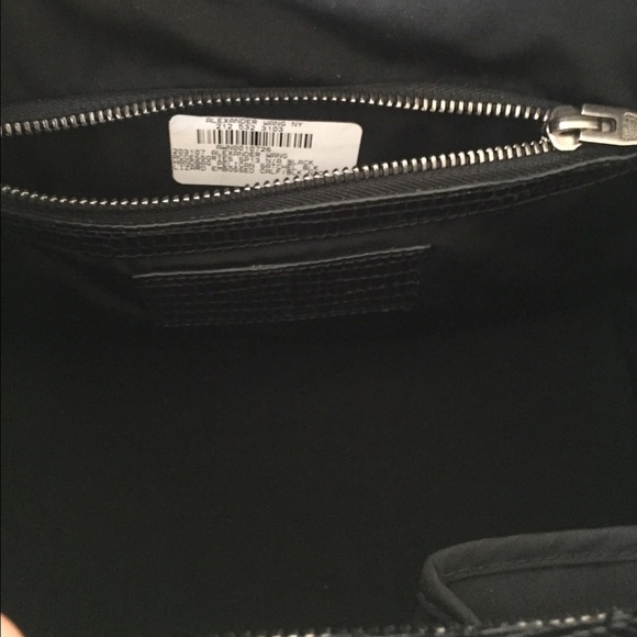 NWT ALEXANDER WANG Black Lizard Embossed Pelican - Picture 8 of 8