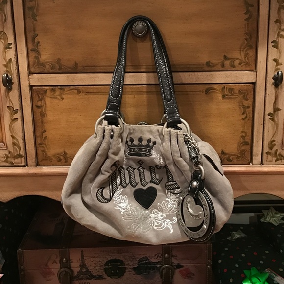 Juicy couture grey handbag