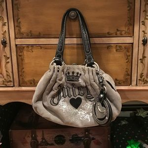 Juicy couture grey handbag