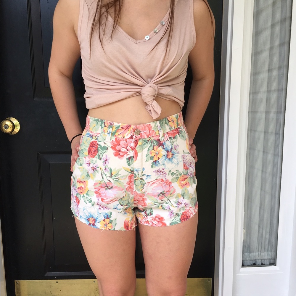 High waisted vintage shorts