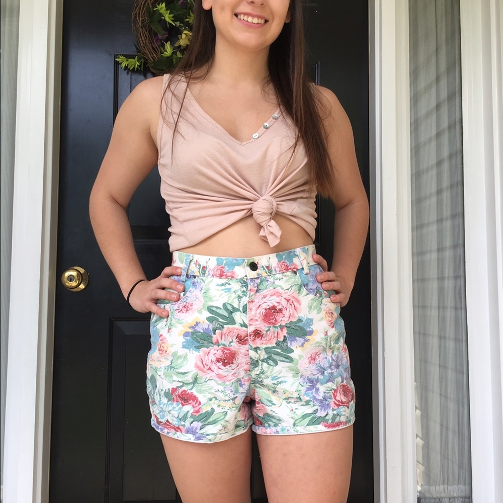 High waisted vintage shorts