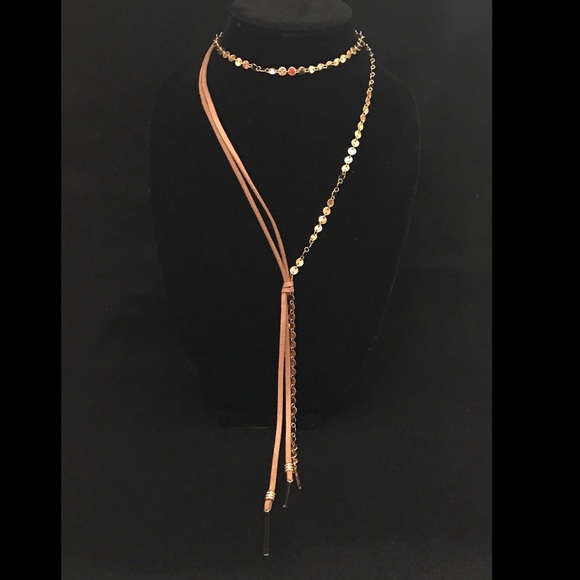 Choker and Drop Necklace