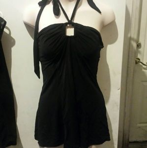 Bebe Halter Mini Dress/ halter top