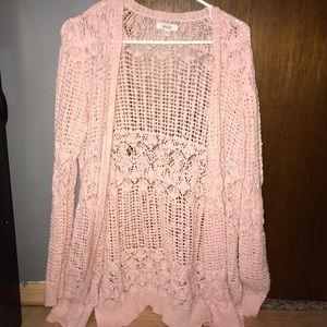 Pink Cardigan
