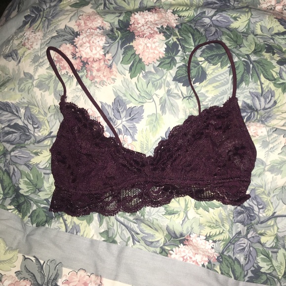 free people bralette// marroon small
