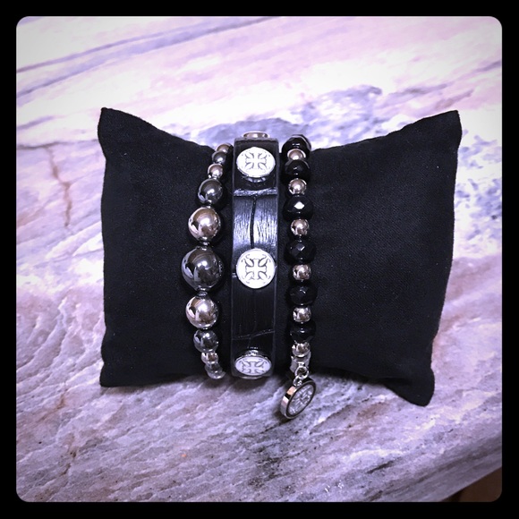 Rustic cuff bracelet set