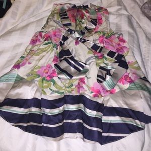 Elizabeth & James blouse with tie detail.