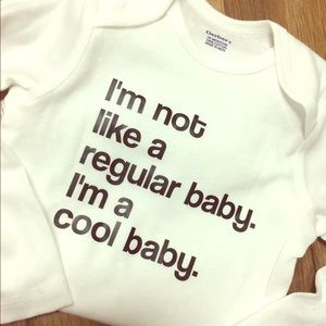 I'M A COOL BABY LS Onesie 18 Mo. NEW!