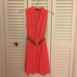 Coral dress