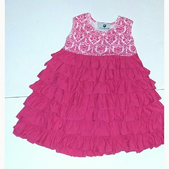 🚨Flash Sale Boutique Pink & white Layered Top Set - Picture 2 of 5