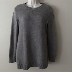 Gap Maternity Grey Sweater with Silver Sparkles