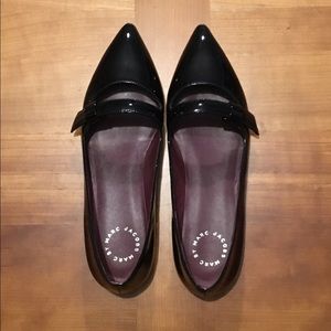 Marc by Marc Jacobs black patent leather flats