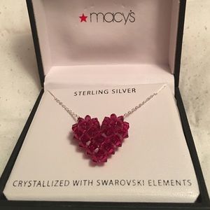 Stirling Silver Swarovski Crystal Necklace