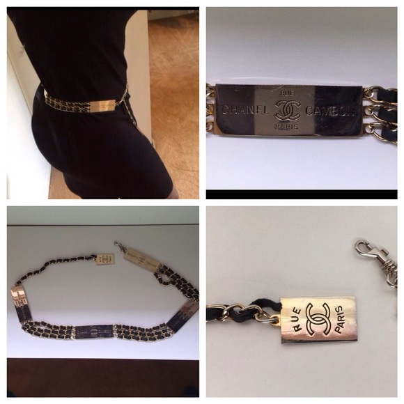 Authentic Chanel  Cambon Rue Belt
