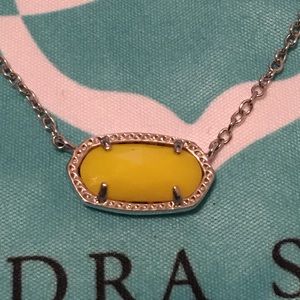 Kendra Scott- Elisa Necklace- Silver&Yellow