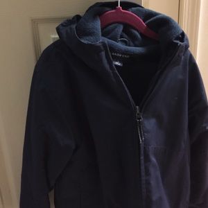 Lands End Boys Winter Coat w hood