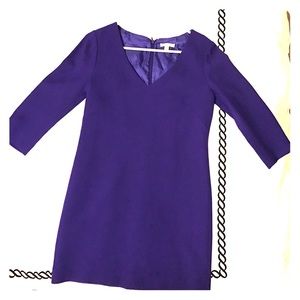 J Crew Purple Wool Dress