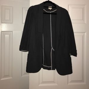 Anthropologie grey blazer