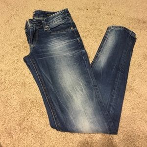 EXPRESS REROCK SKINNY JEANS
