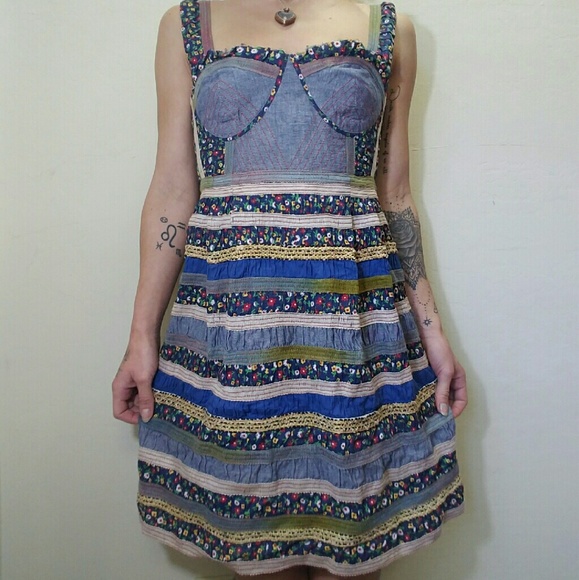 Free People Quilted Dress