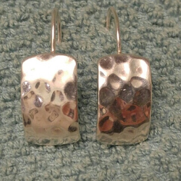 Silpada hammered earrings