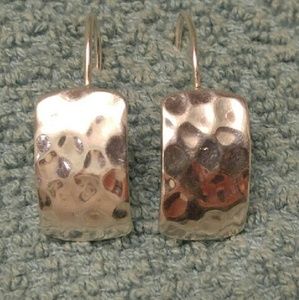 Silpada hammered earrings