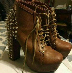 Spike Platform Booties