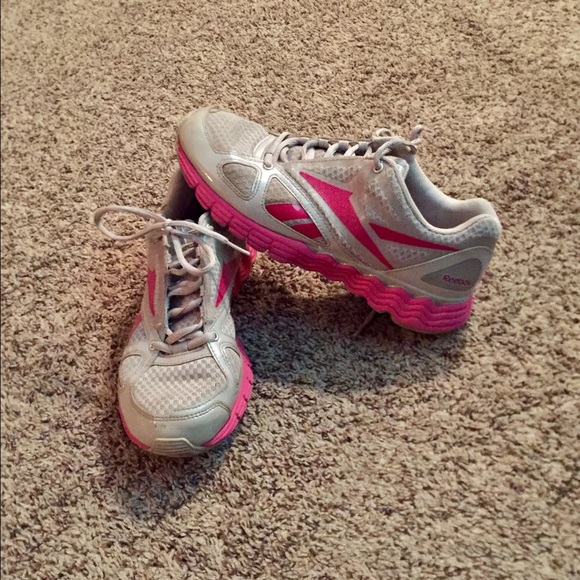 Pink Reebok shoes