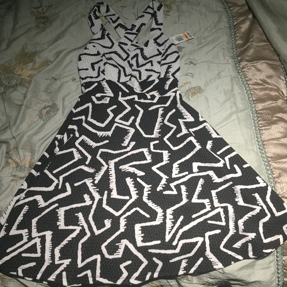 Black and white summer dress 👗