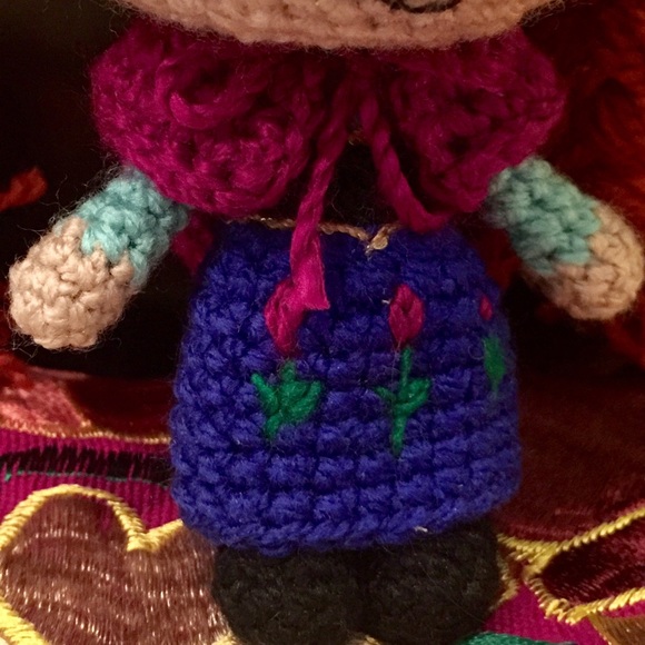 Handmade Anna Inspired Crochet Doll - Picture 4 of 4