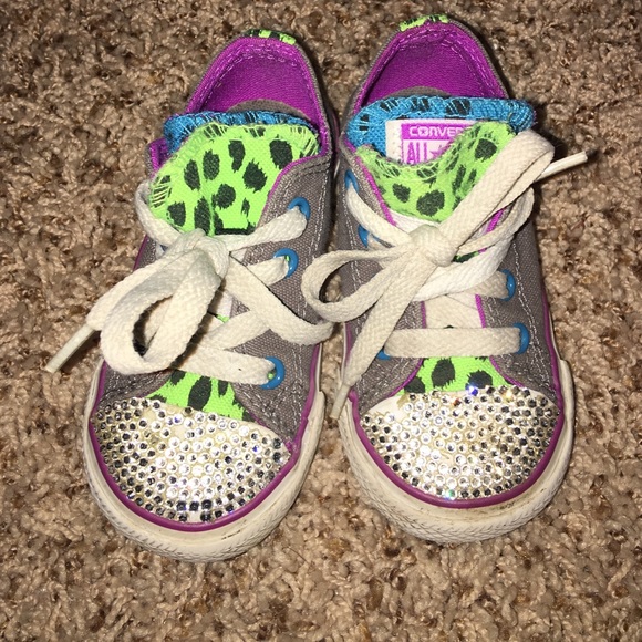Baby girl custom made converse