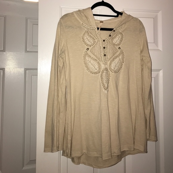 Free people hooded top