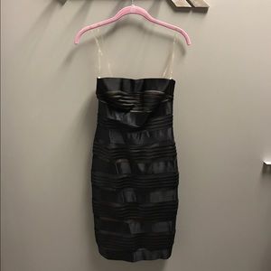 Cachè nude illusion dress